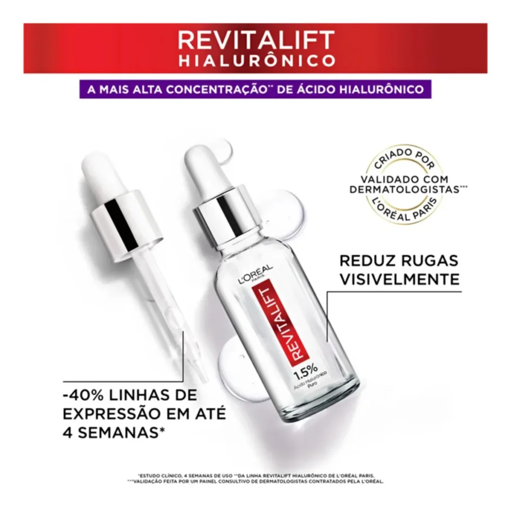 sérum L’Oréal Paris Revitalift Hialurônico