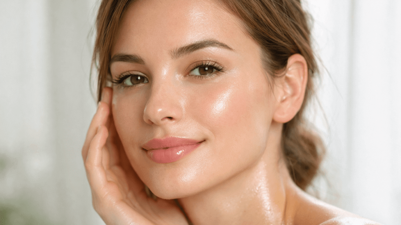 pele luminosa com efeito butter skin natural