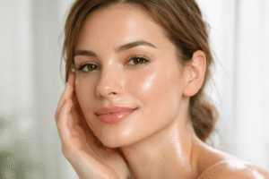 pele luminosa com efeito butter skin natural