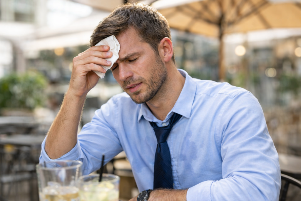 "antitranspirante para suor excessivo"