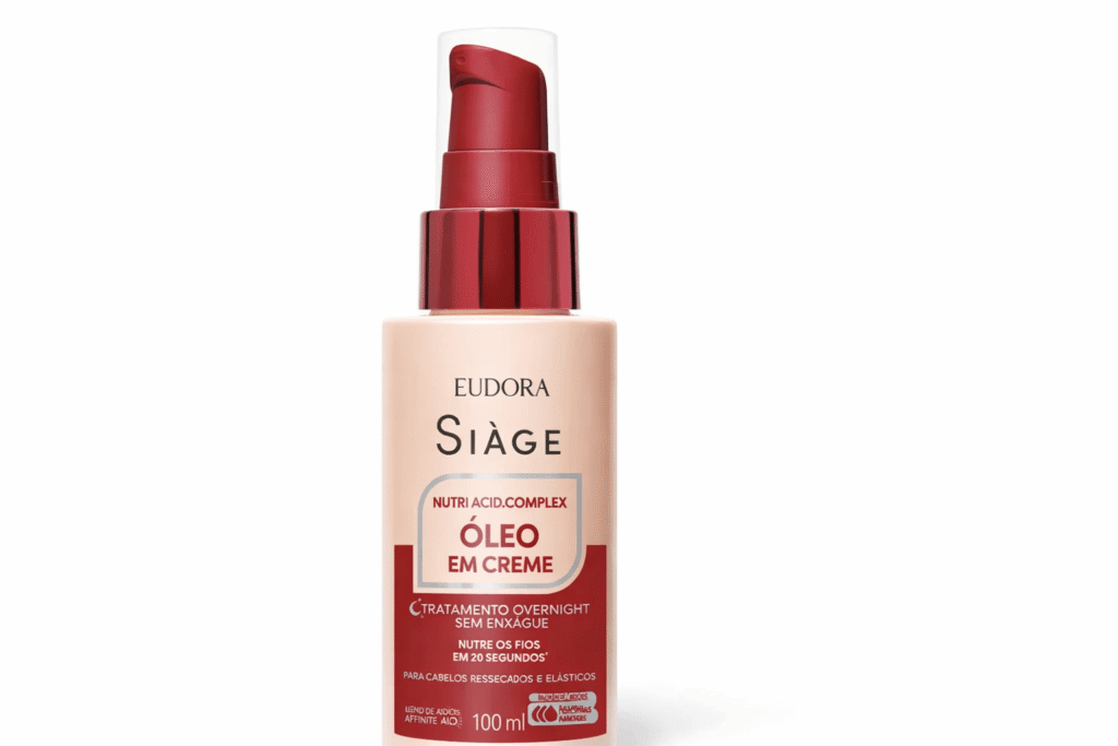 óleo em creme siàge nutri acid complex eudora 100ml tratamento overnight