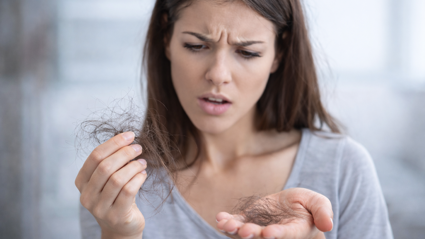 queda de cabelo feminina causas e tratamento