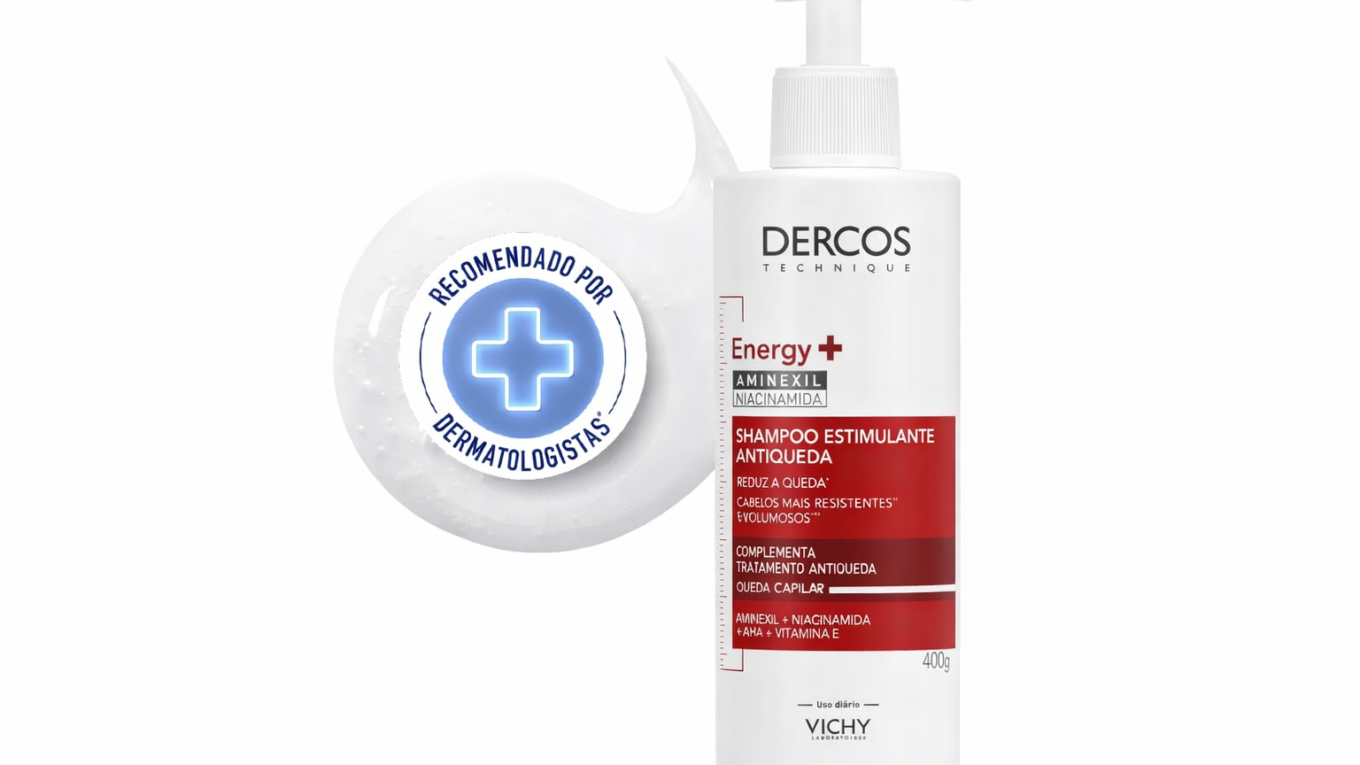 Shampoo Vichy Dercos Energy+ Antiqueda 400ml original