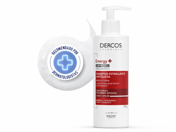 Shampoo Vichy Dercos Energy+ Antiqueda 400ml original