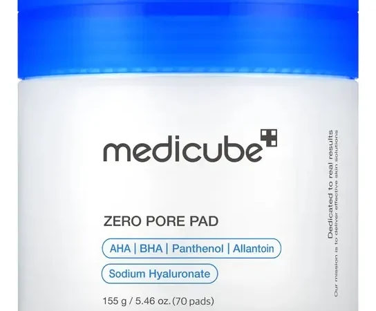 Medicube Zero Pore Pad 2.0 pote para poros dilatados.