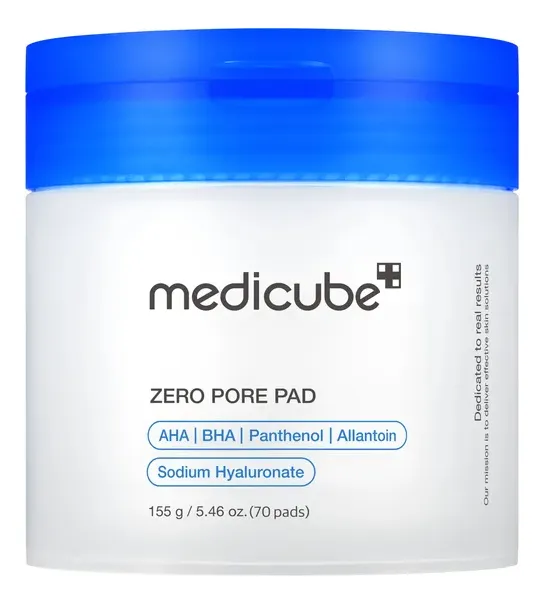 Medicube Zero Pore Pad 2.0 pote para poros dilatados.