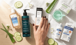 Guia de skincare coreano com produtos brasileiros: rotina completa para pele de vidro.
