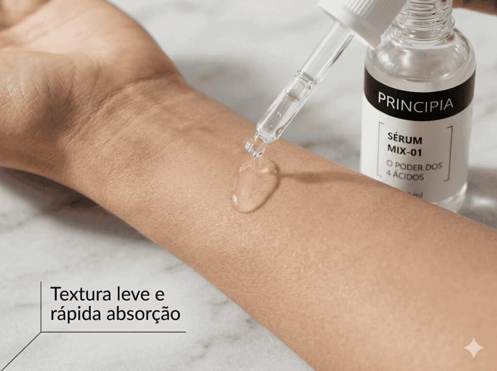 Textura leve e fluida do Sérum Mix-01