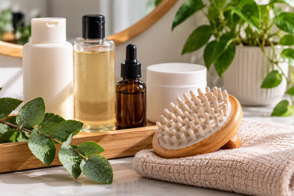 Produtos para cuidados com o microbioma capilar e couro cabeludo